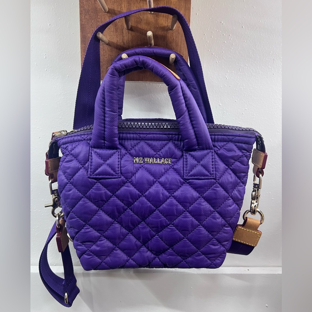 MZ Wallace Micro Sutton Purple (not metallic) like new!